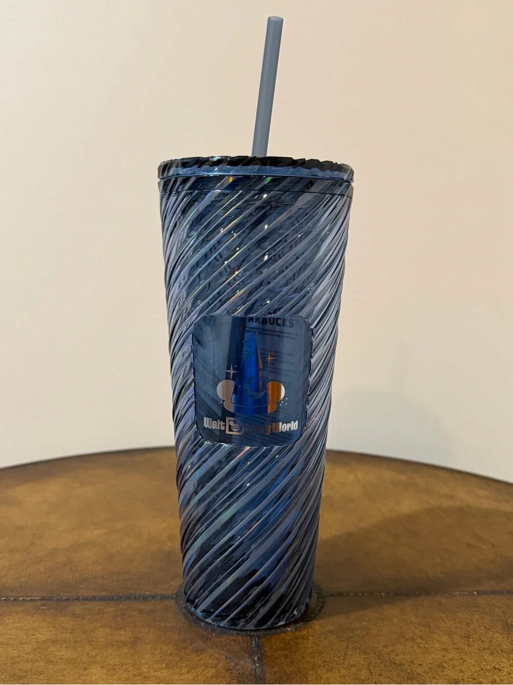 New Disney World Fantasia Sorcerer Mickey 85th Anniv. Starbucks Tumbler & Straw